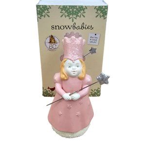 DEPT 56 Snowbabies WIZARD OF Oz Glinda Figurine "Are You A Good Witch" (Read)